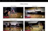 The video library page