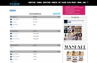 Competitors in a competition