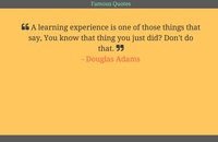 The main quote page